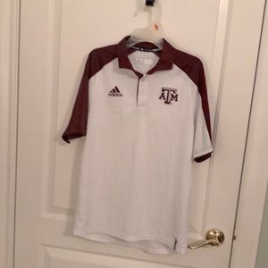Adidas Men’s A&M polo shirt. Climatelite.  Sz S